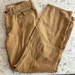 Carhartt Men’s Relaxed Fit canvas 33x32, pants jeans utility work tan